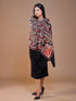 Women's Pure Wool Faux Pashmina Aari Embroidery Stole